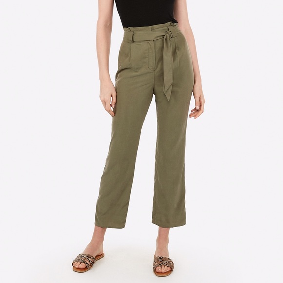 high waisted utility trousers